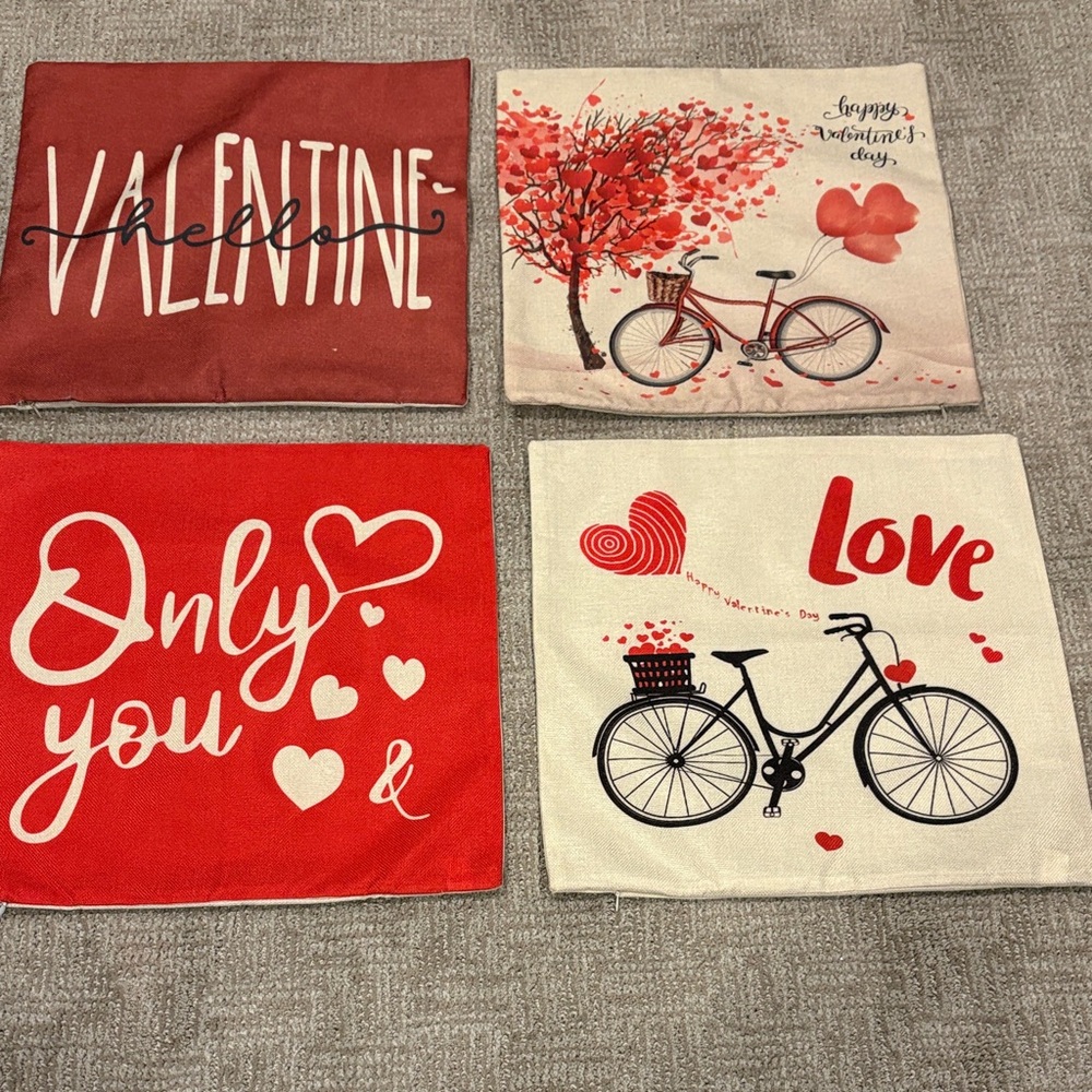 Valentine's Day Themed Pillow Covers